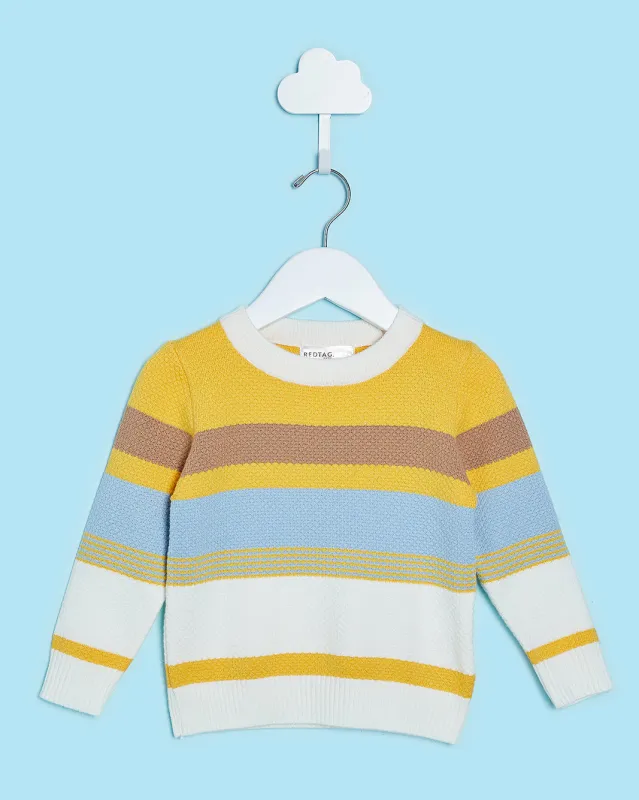 Infant Boys Multicolour Striped Sweater sold by Redtag