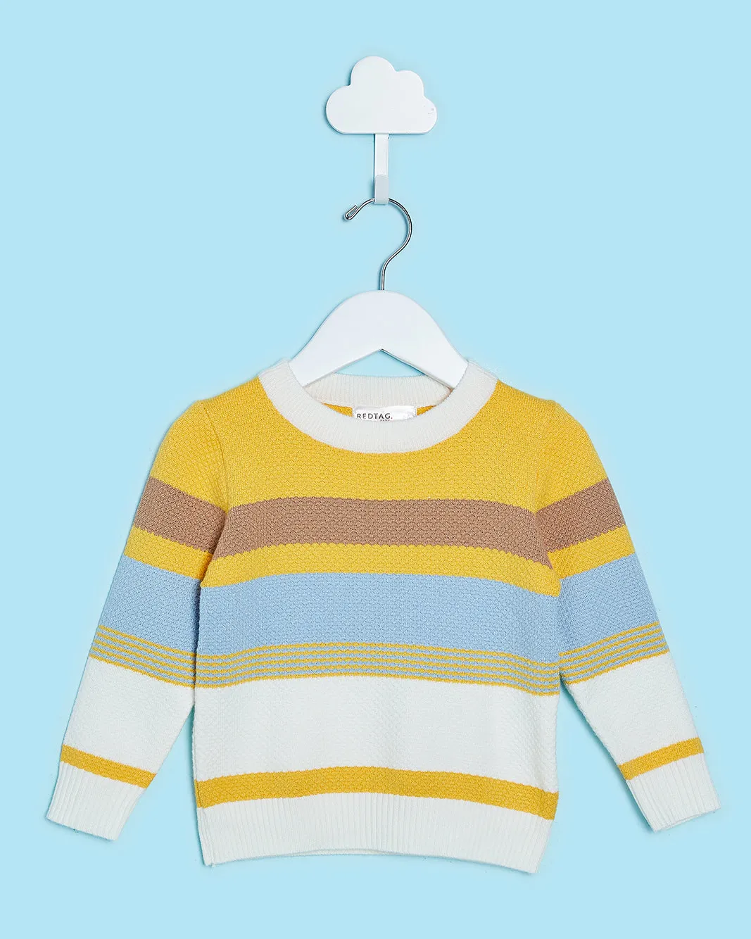 Infant Boys Multicolour Striped Sweater sold by Redtag