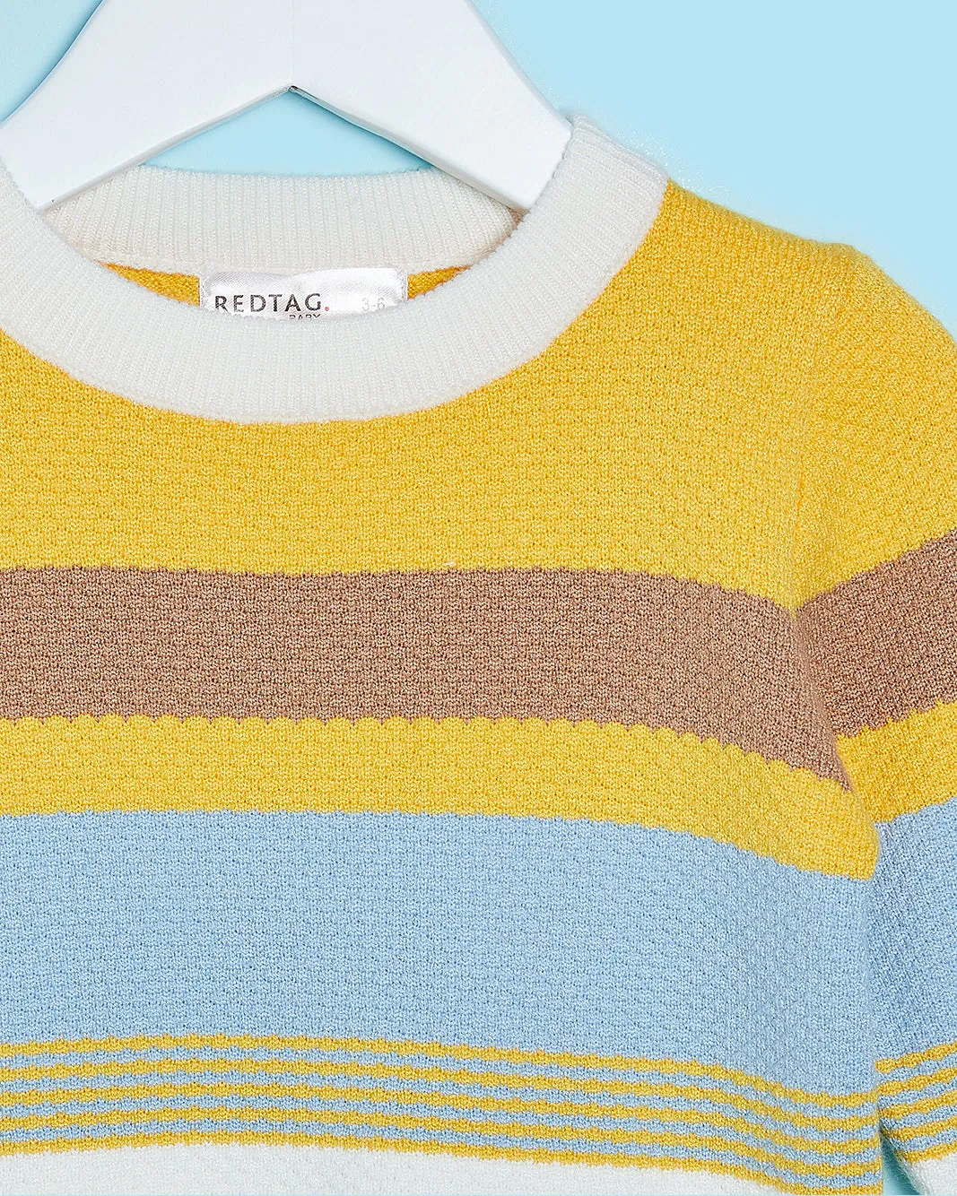 Infant Boys Multicolour Striped Sweater sold by Redtag product image thumbnail 2