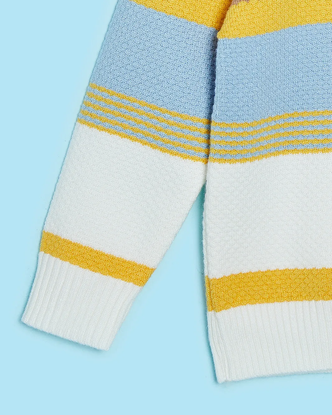 Infant Boys Multicolour Striped Sweater sold by Redtag product image thumbnail 4