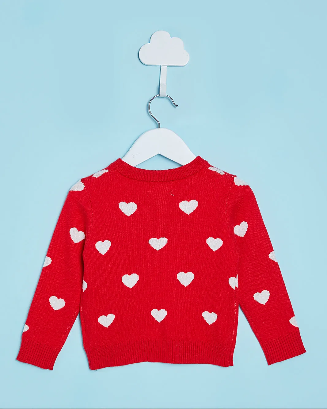 Infant Girls Red Knitted Sweater sold by Redtag product image thumbnail 3