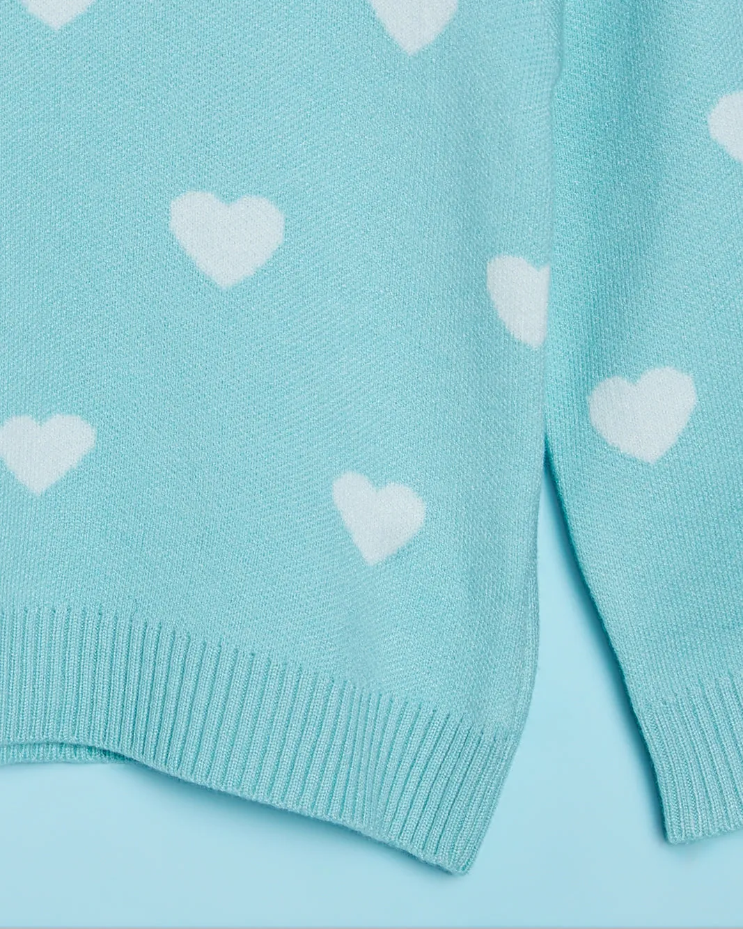 Infant Girls Teal Knitted Sweater sold by Redtag product image thumbnail 4