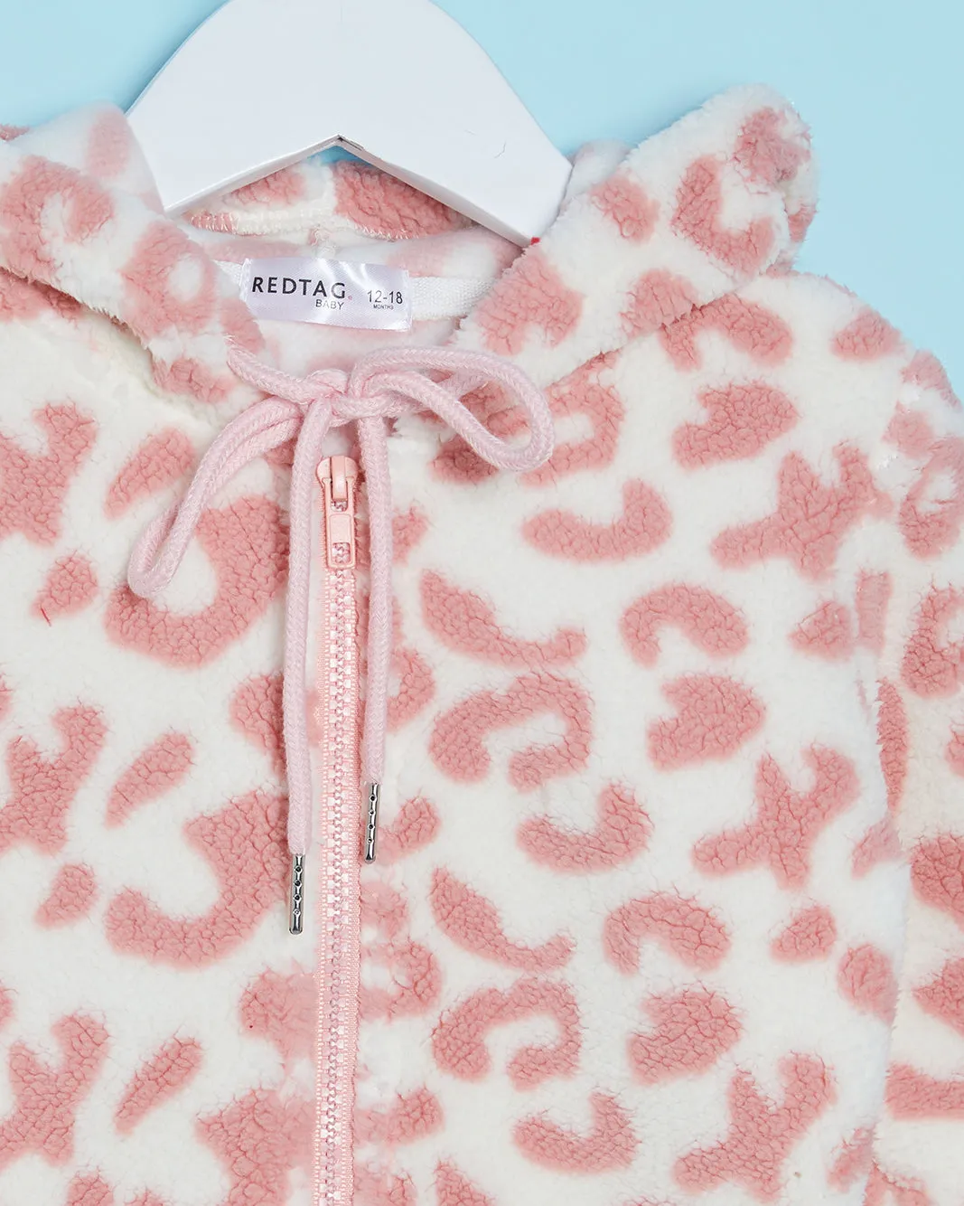 Infant Girls Pink Hooded Sweatshirt sold by Redtag product image thumbnail 2