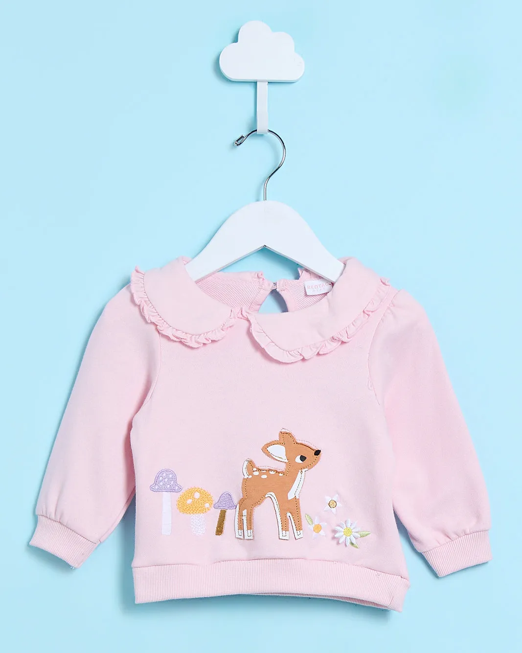 Infant Girls Pink Active Jogging Suit (2 Piece) sold by Redtag product image thumbnail 2