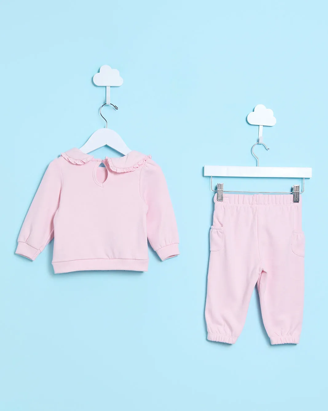 Infant Girls Pink Active Jogging Suit (2 Piece) sold by Redtag product image thumbnail 4