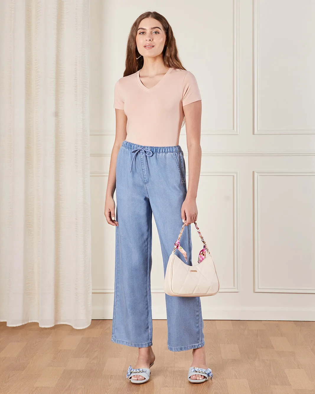 Women Apricot Basic T-Shirt sold by Redtag product image thumbnail 2