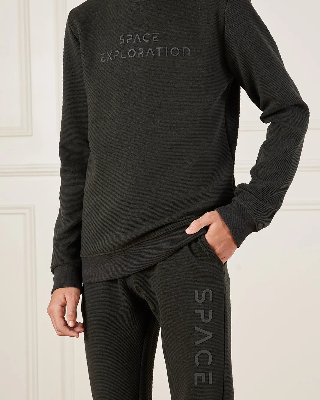 Senior Boys Brown Printed Jog Set (2 Piece) sold by Redtag product image thumbnail 4