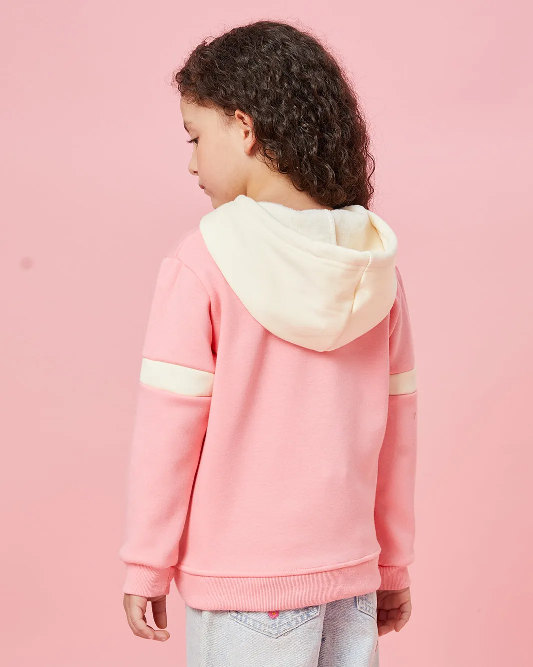 Girls Pink Placement Print Sweatshirt sold by Redtag product image thumbnail 3