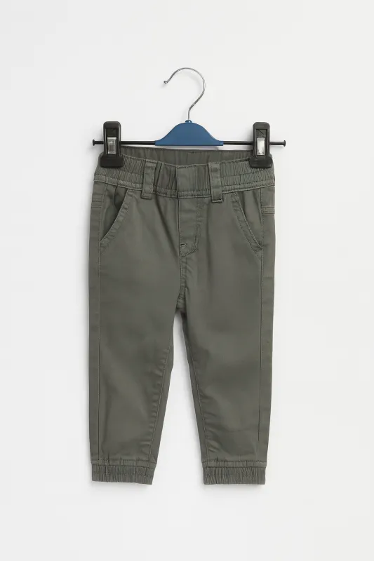 Infant Boys Green Basic Joggers sold by Redtag