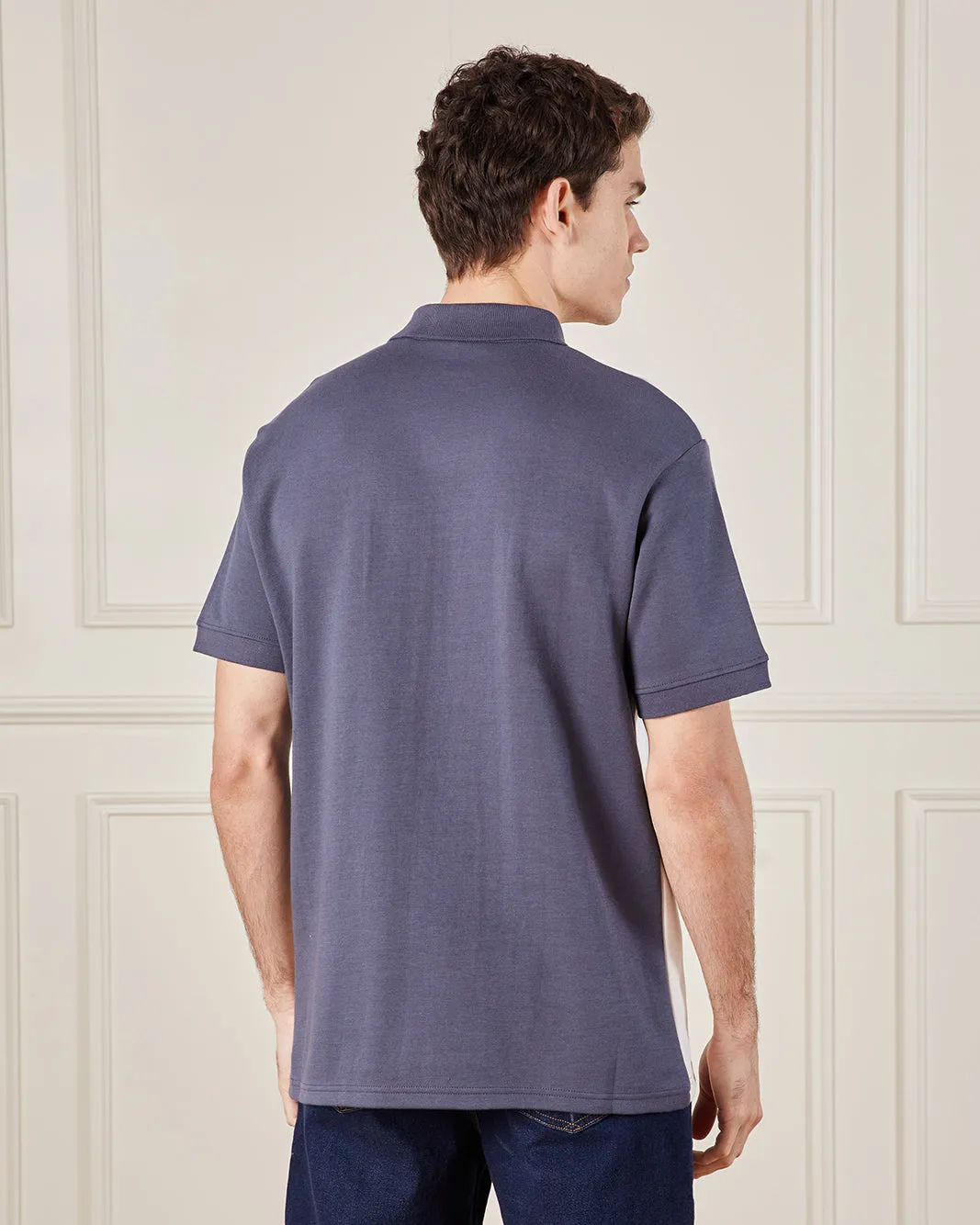 Men Multicolour Short Sleeved Polo Shirt sold by Redtag product image thumbnail 3