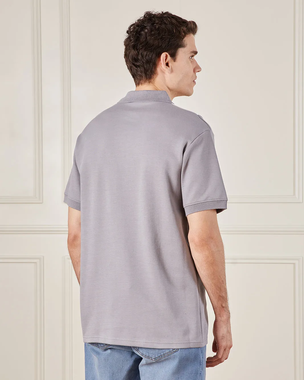 Men Multicolour Short Sleeved Polo Shirt sold by Redtag product image thumbnail 3