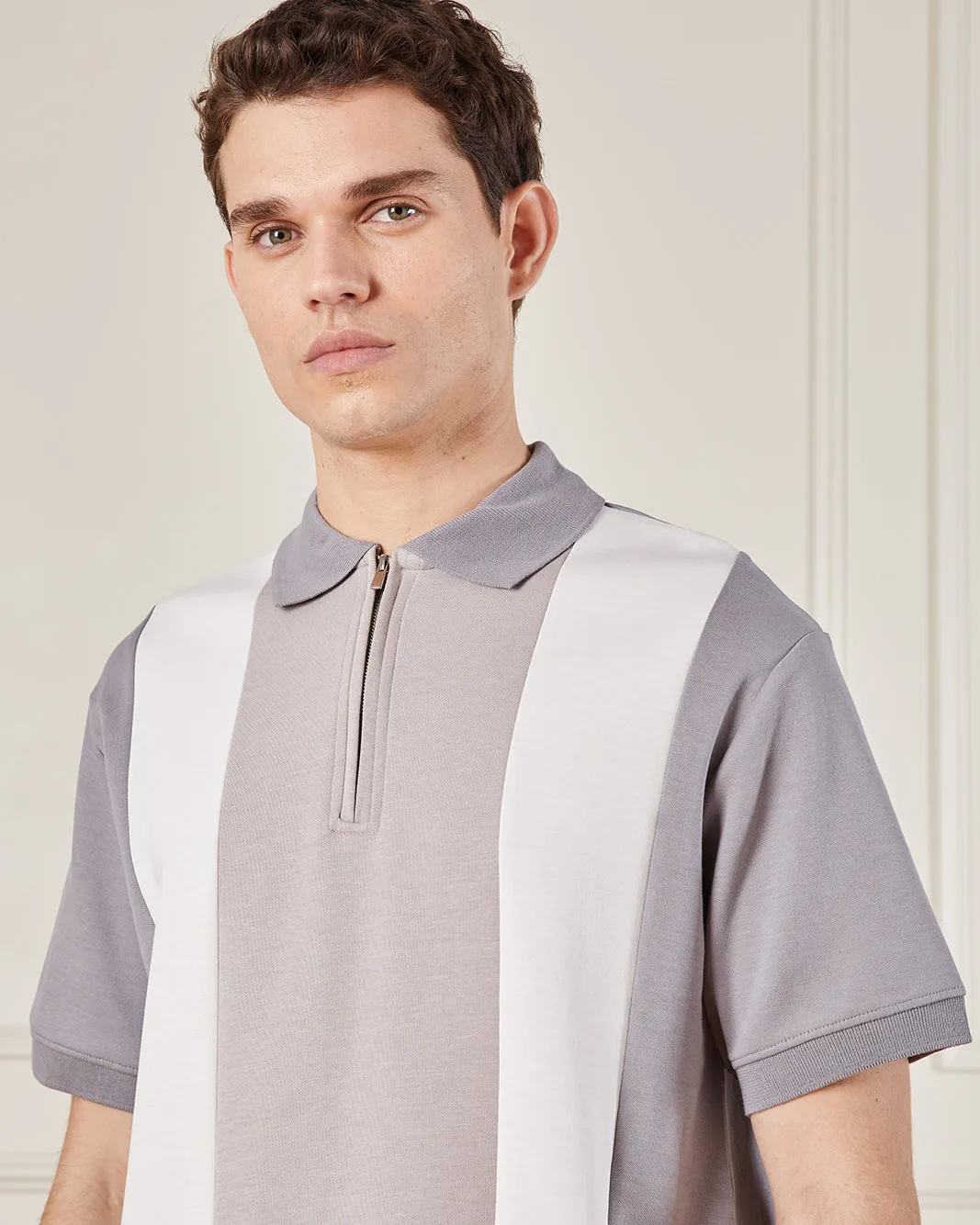 Men Multicolour Short Sleeved Polo Shirt sold by Redtag product image thumbnail 4