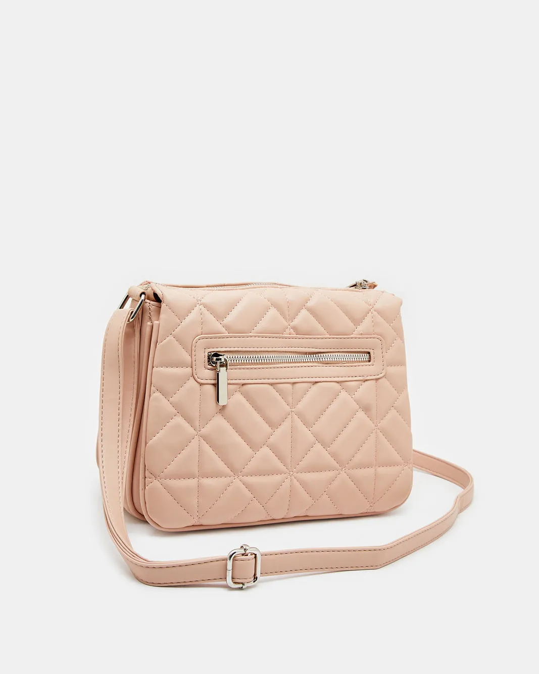 Women Pink Cross Body Bag With Full Flap sold by Redtag product image thumbnail 3