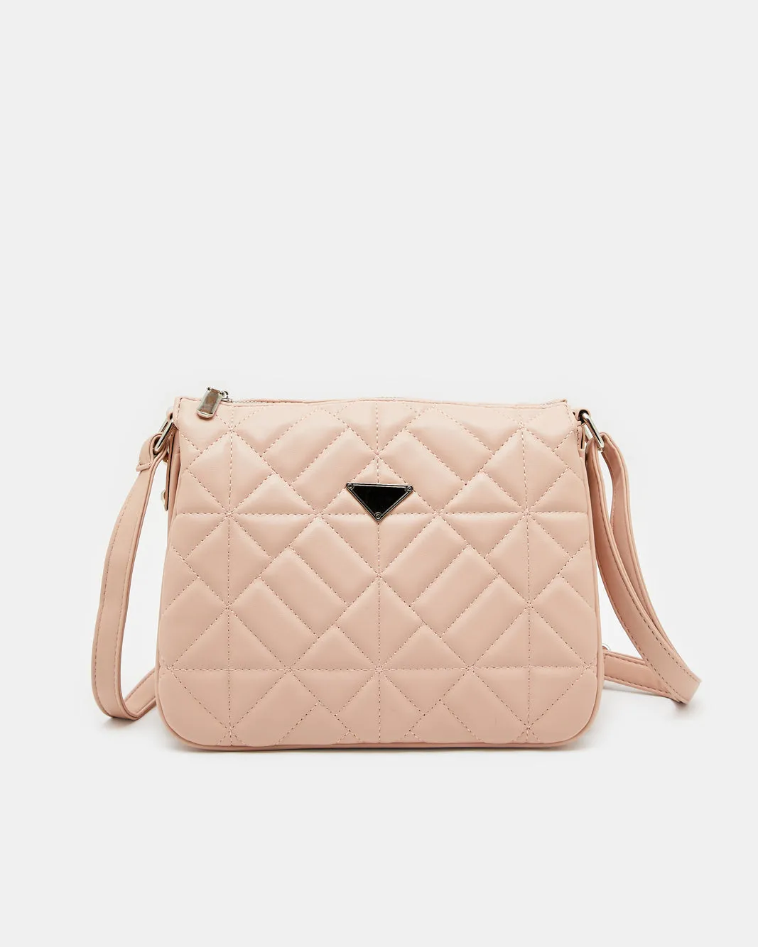 Women Pink Cross Body Bag With Full Flap sold by Redtag