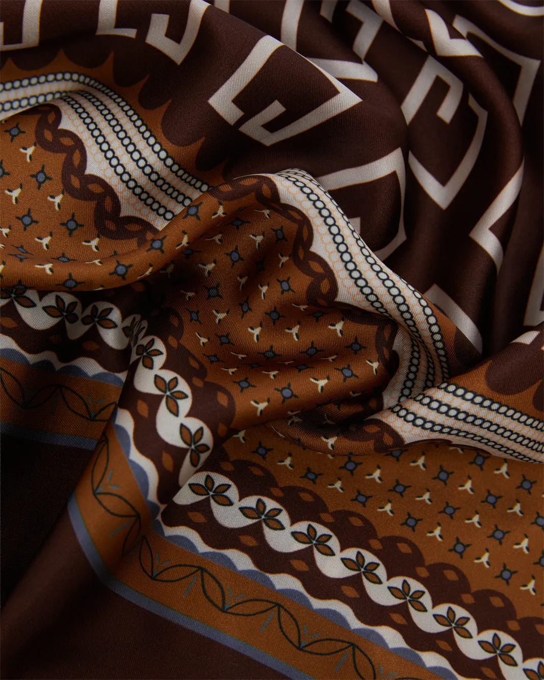 Women Brown Printed Scarf sold by Redtag product image thumbnail 3