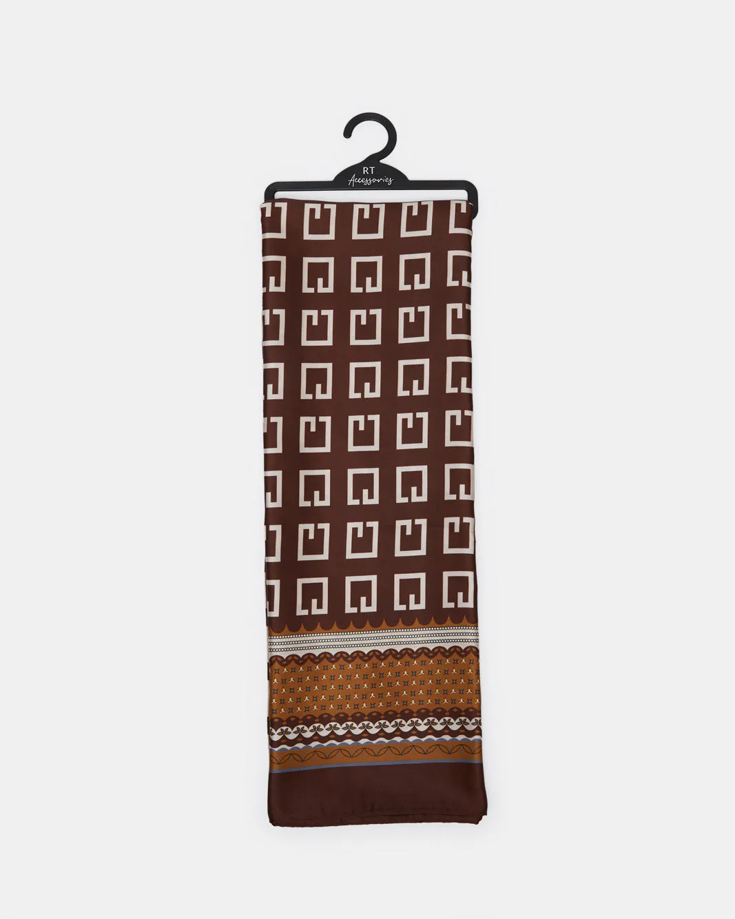 Women Brown Printed Scarf sold by Redtag