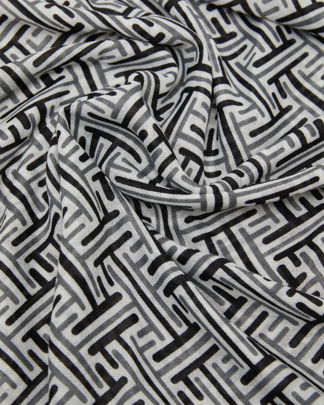 Women Black Printed Scarf sold by Redtag product image thumbnail 3