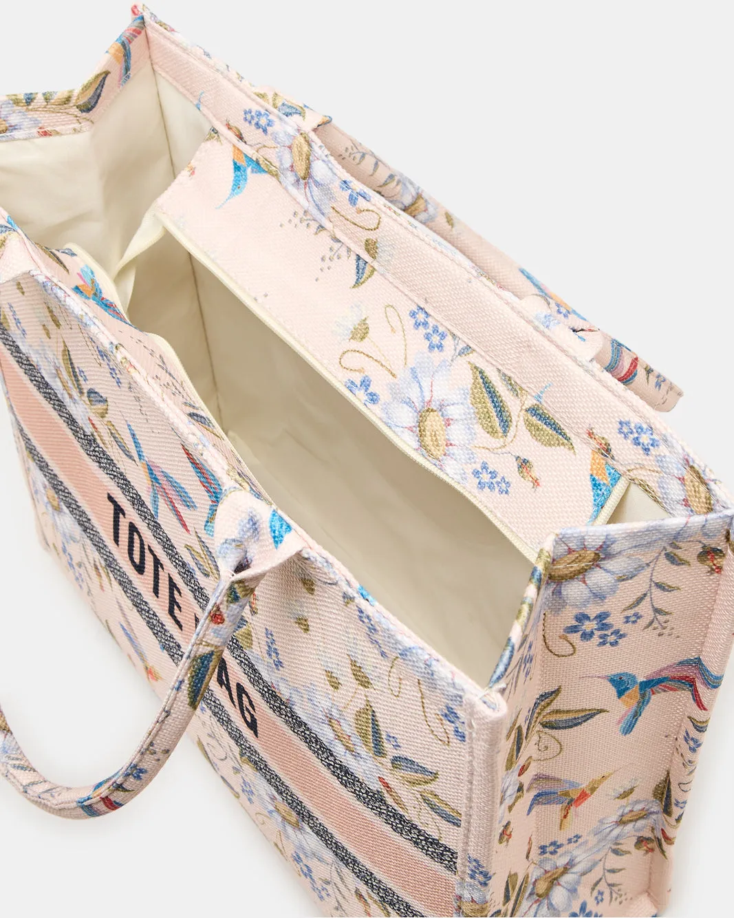 Women Beige Printed Tote Bag sold by Redtag product image thumbnail 4