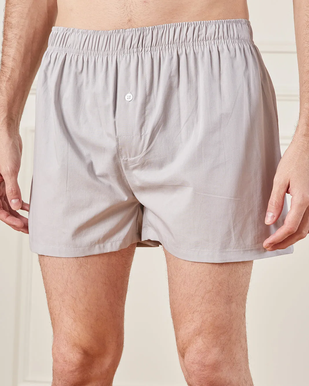 Men Grey Checkered Boxers Set (Pack of 2) sold by Redtag product image thumbnail 4