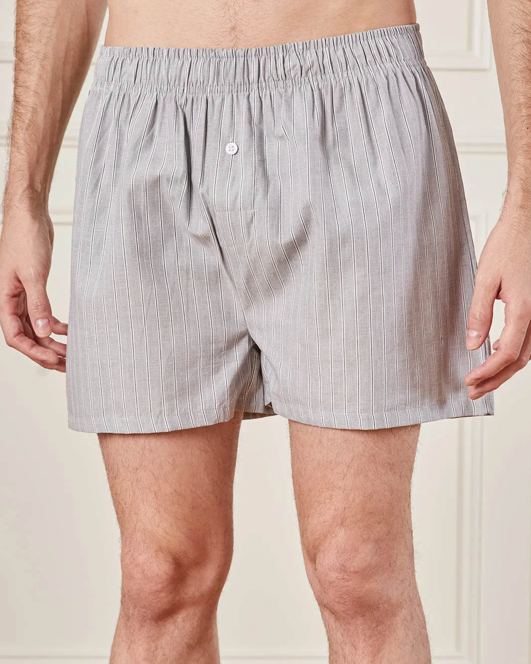 Men Grey Checkered Boxers Set (Pack of 2) sold by Redtag