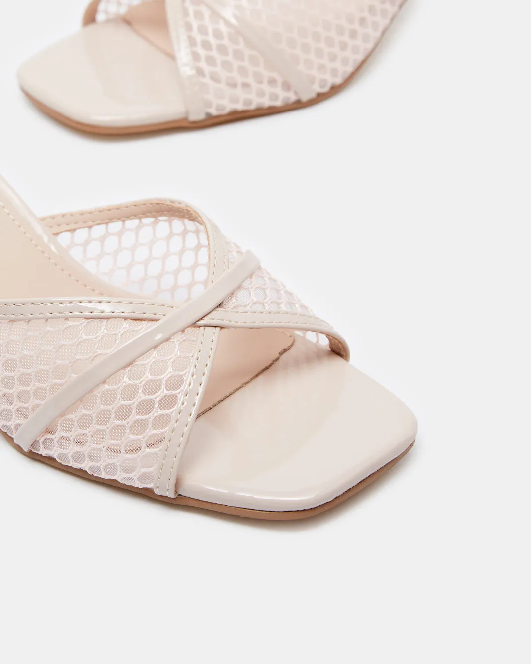 Women Beige Mesh Textured Mule sold by Redtag product image thumbnail 3