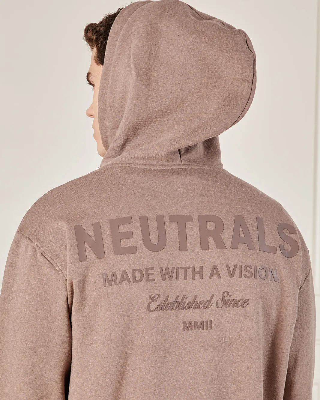 Men Brown Hooded Lounge Sweatshirt sold by Redtag product image thumbnail 5