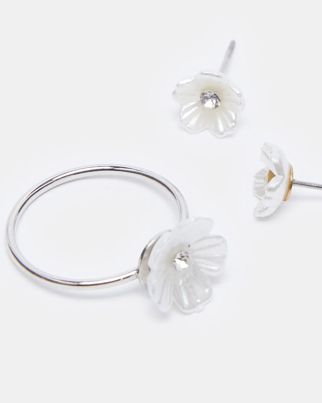 Girls Silver Embellished Necklace Set (3 Piece) sold by Redtag product image thumbnail 3