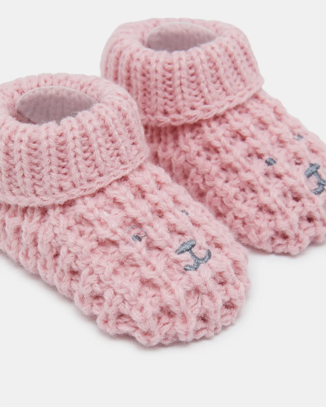 Girls Pink Knitted Cap Set (2 Piece) sold by Redtag product image thumbnail 3