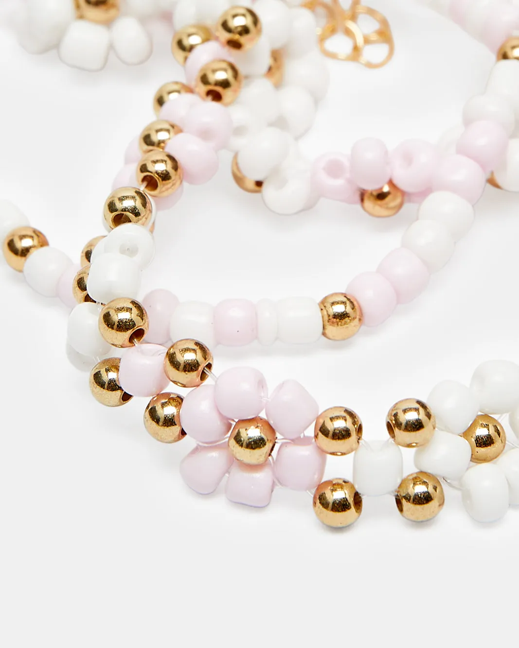 Girls Gold And White Embellished Bracelet Set (Pack of 4) sold by Redtag product image thumbnail 3