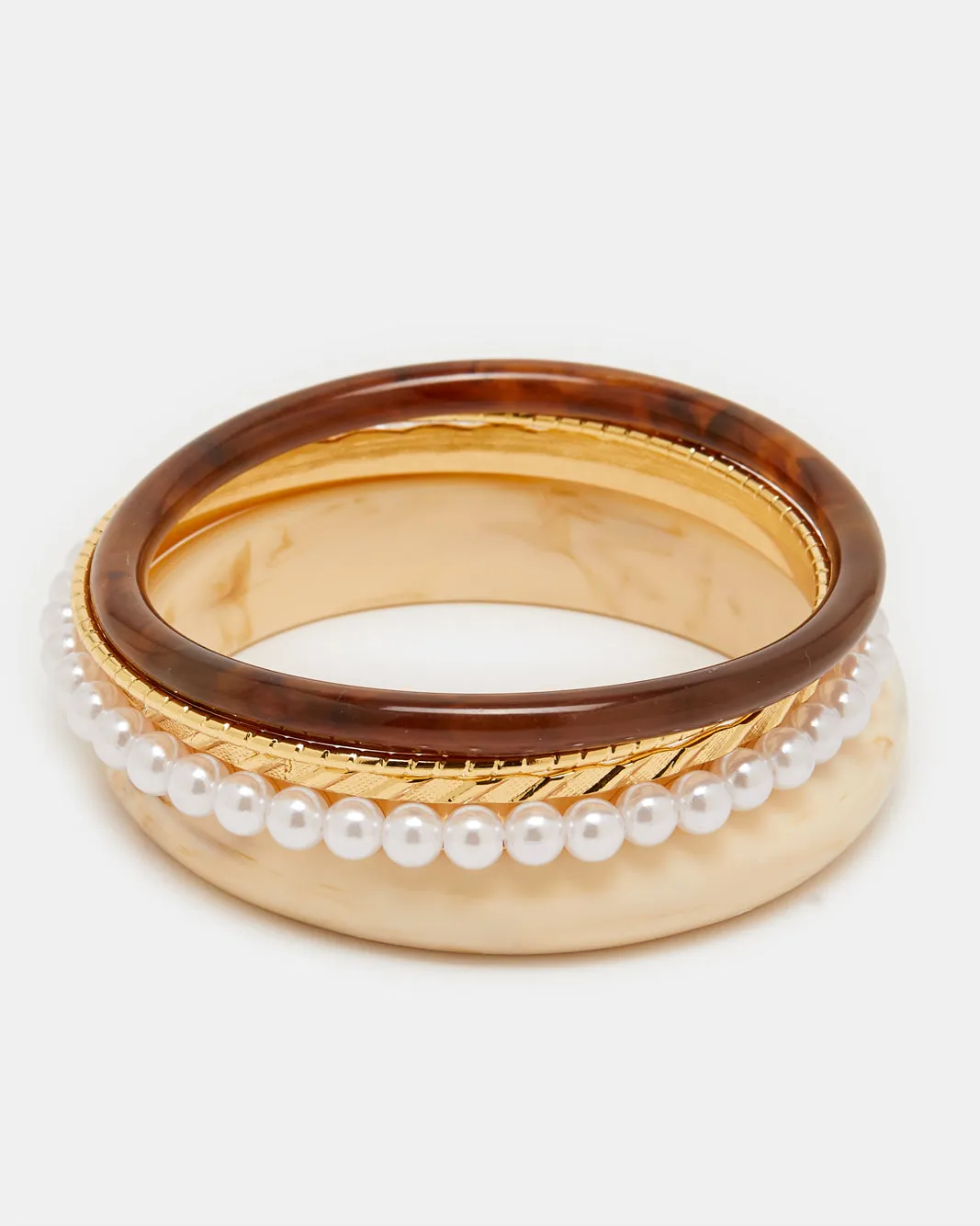 Women Gold Embellished Bangle Set (Pack of 5) sold by Redtag product image thumbnail 2