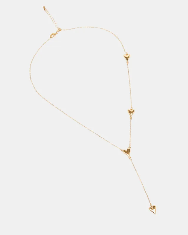 Women Gold Embellished Necklace sold by Redtag