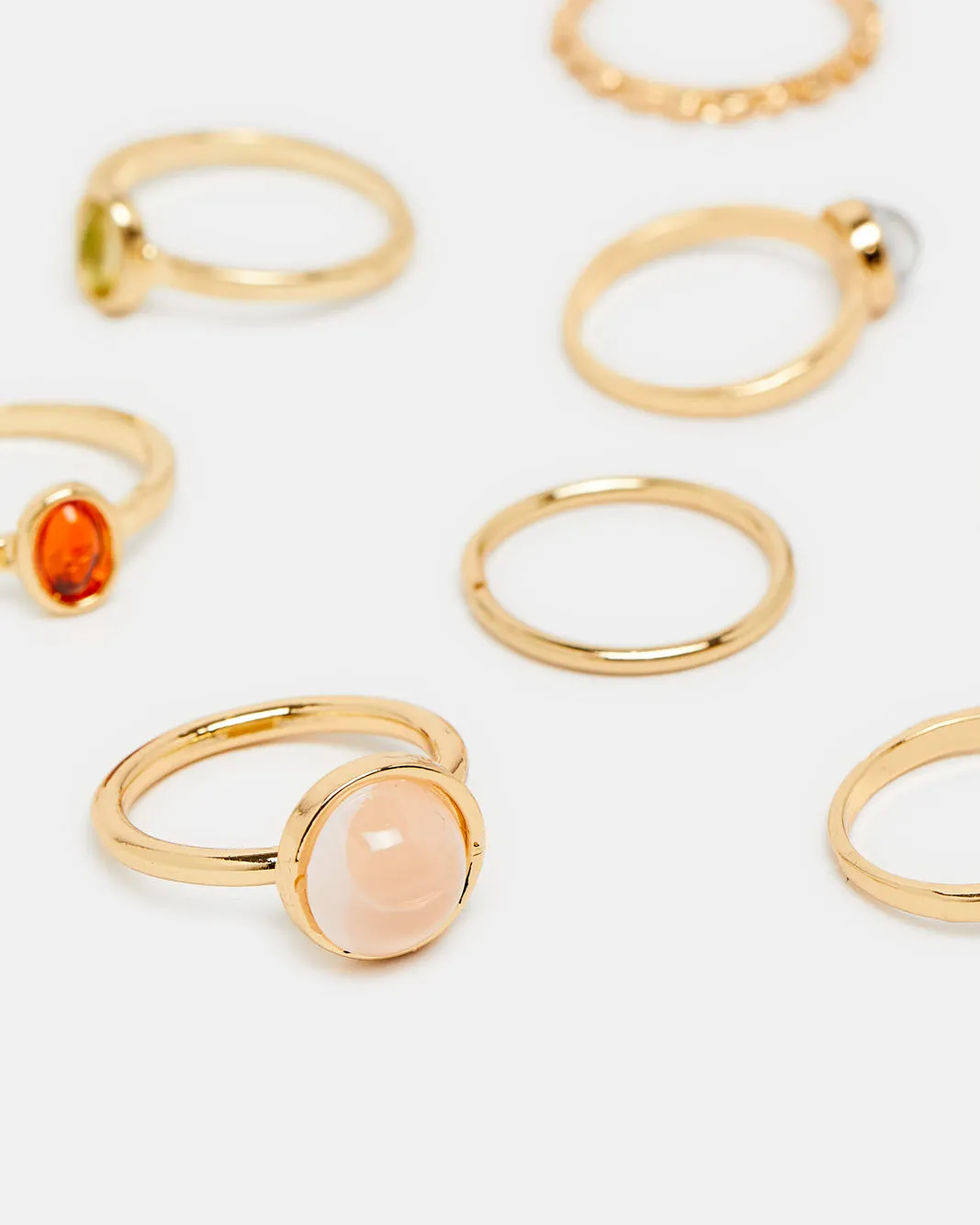 Women Gold Ring Set (8 Piece) sold by Redtag product image thumbnail 3