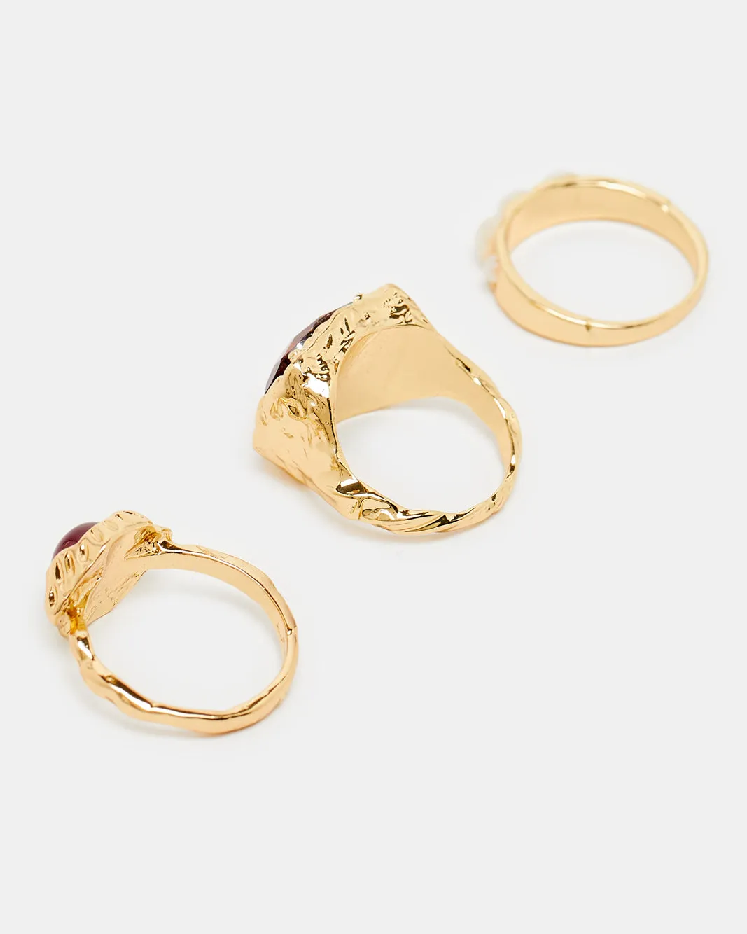 Women Gold Ring Set (3 Piece) sold by Redtag product image thumbnail 2