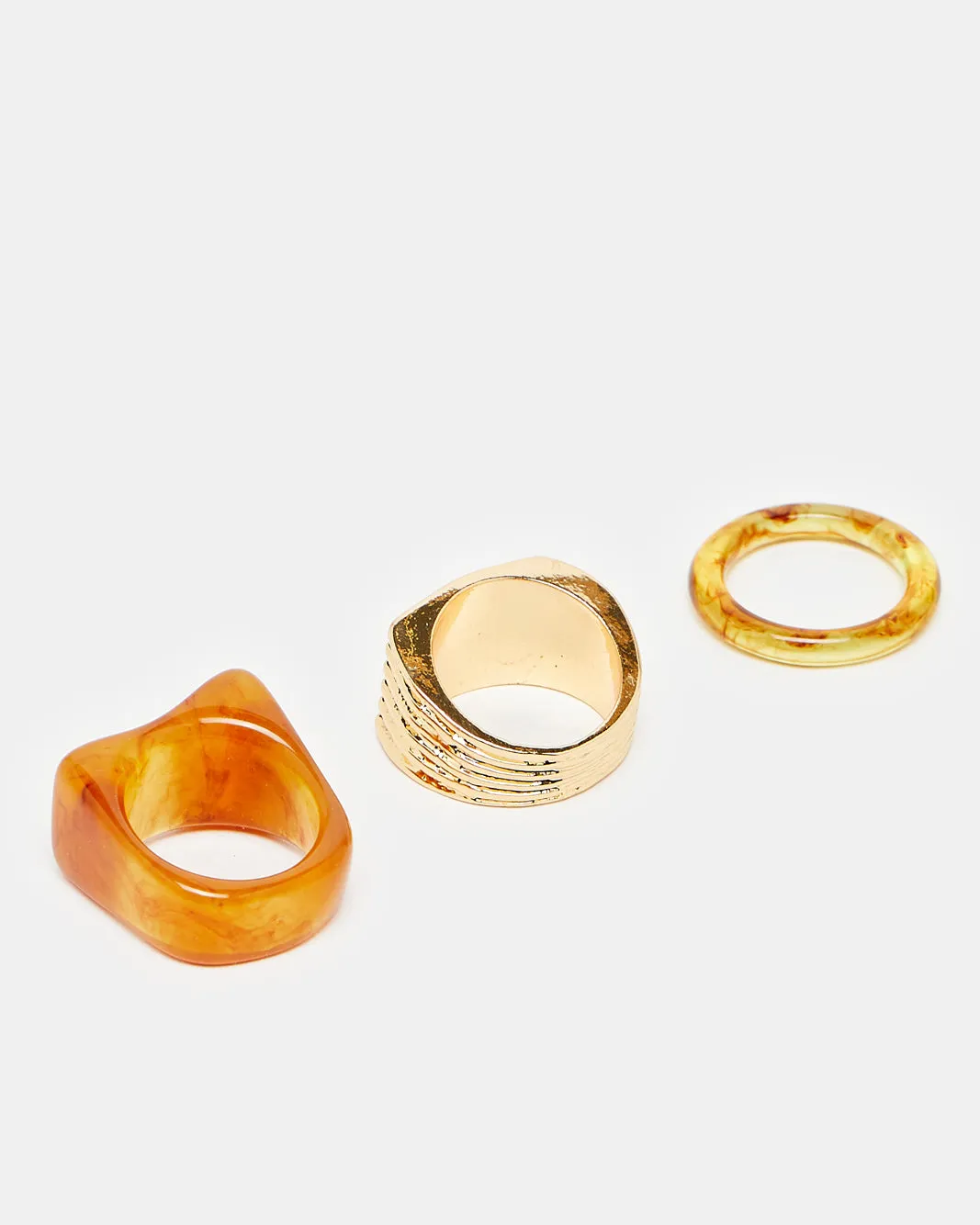 Women Gold Ring Set (3 Piece) sold by Redtag product image thumbnail 2
