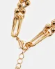 Women Gold Embellished Necklace sold by Redtag
