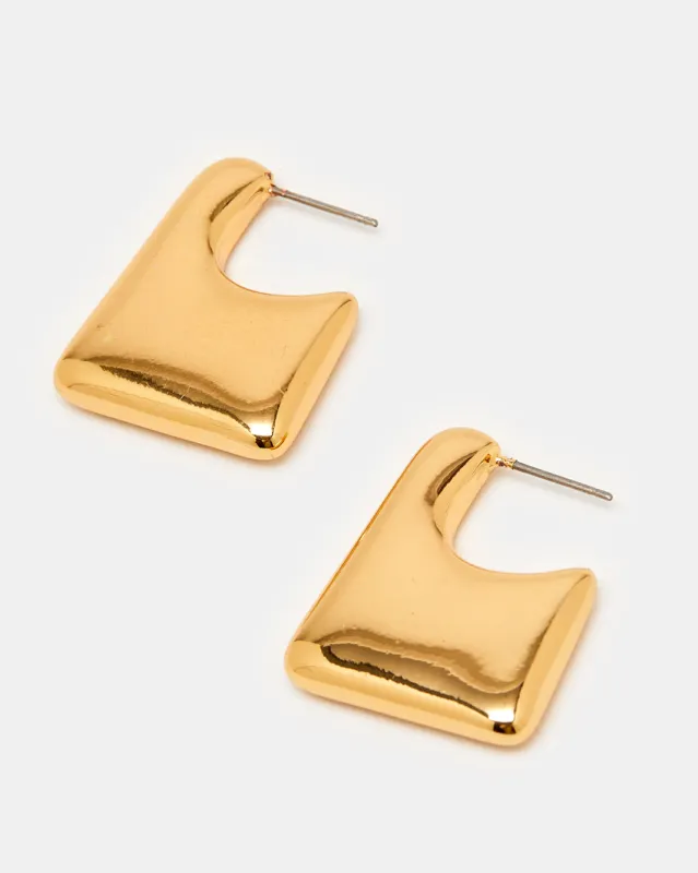 Women Gold Embellished Earring sold by Redtag