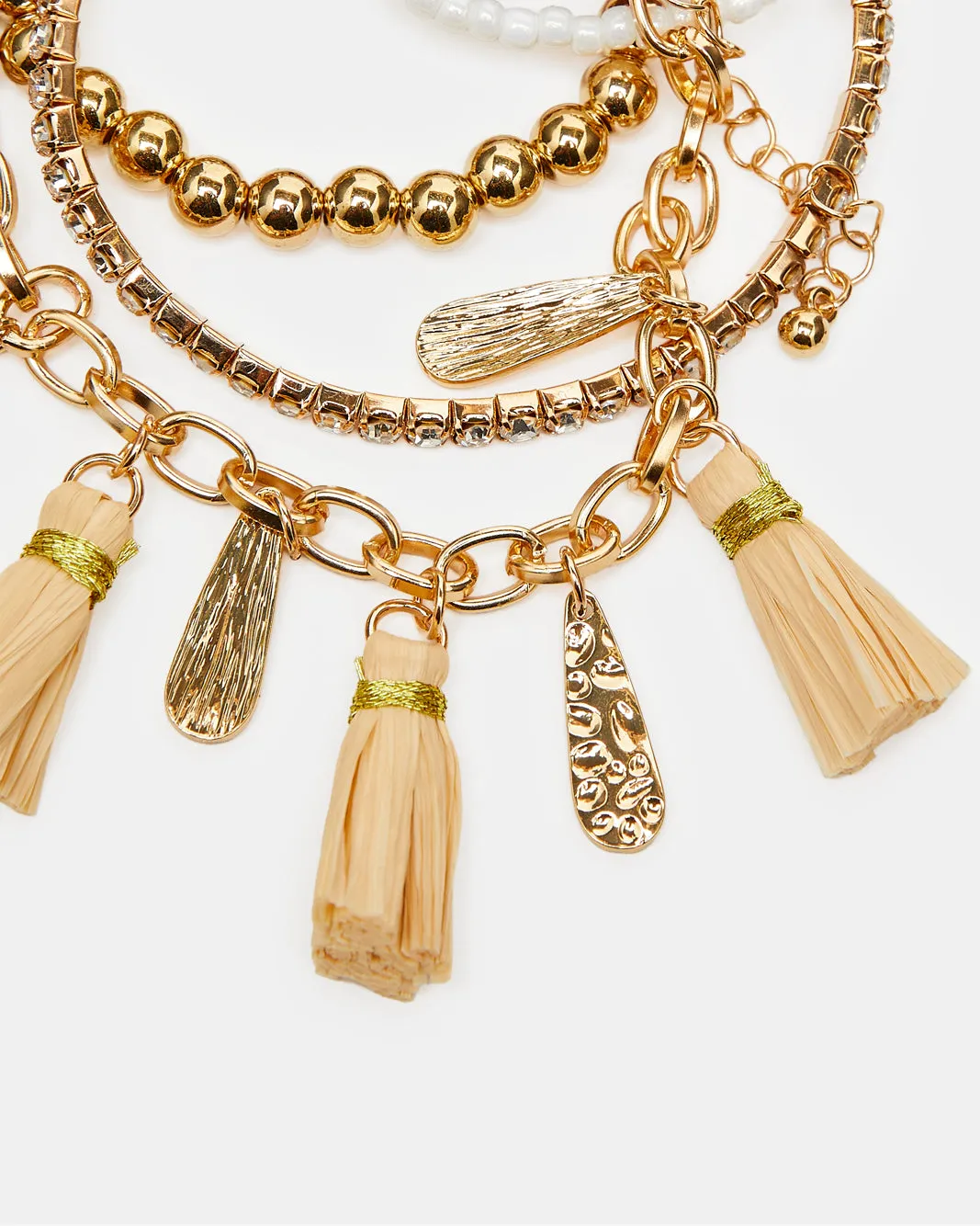 Women Gold Embellished Bracelet Set (Pack of 6) sold by Redtag product image thumbnail 3