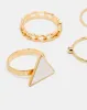 Women Gold Embellished Rings (9 Piece) sold by Redtag
