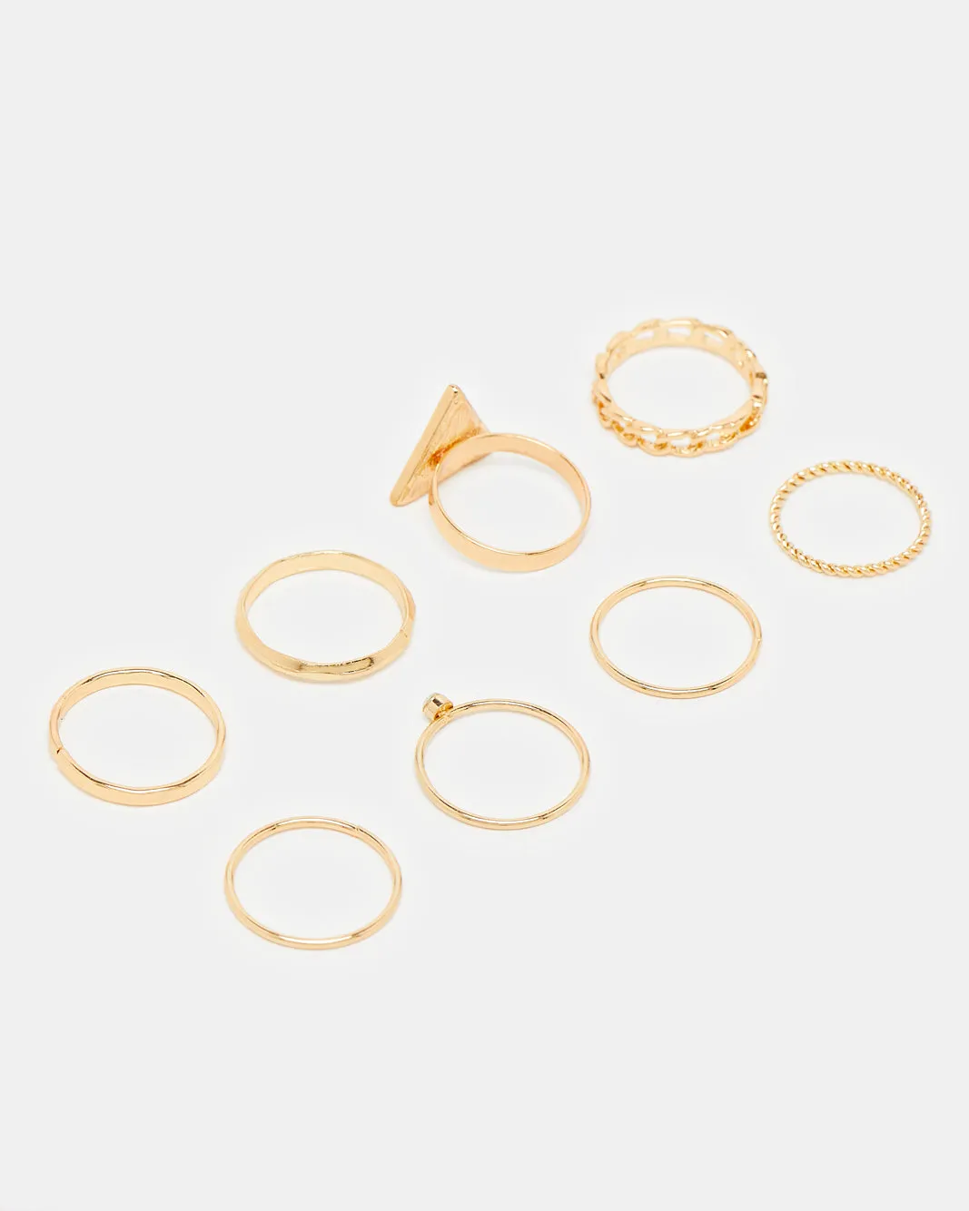 Women Gold Embellished Rings (9 Piece) sold by Redtag product image thumbnail 2