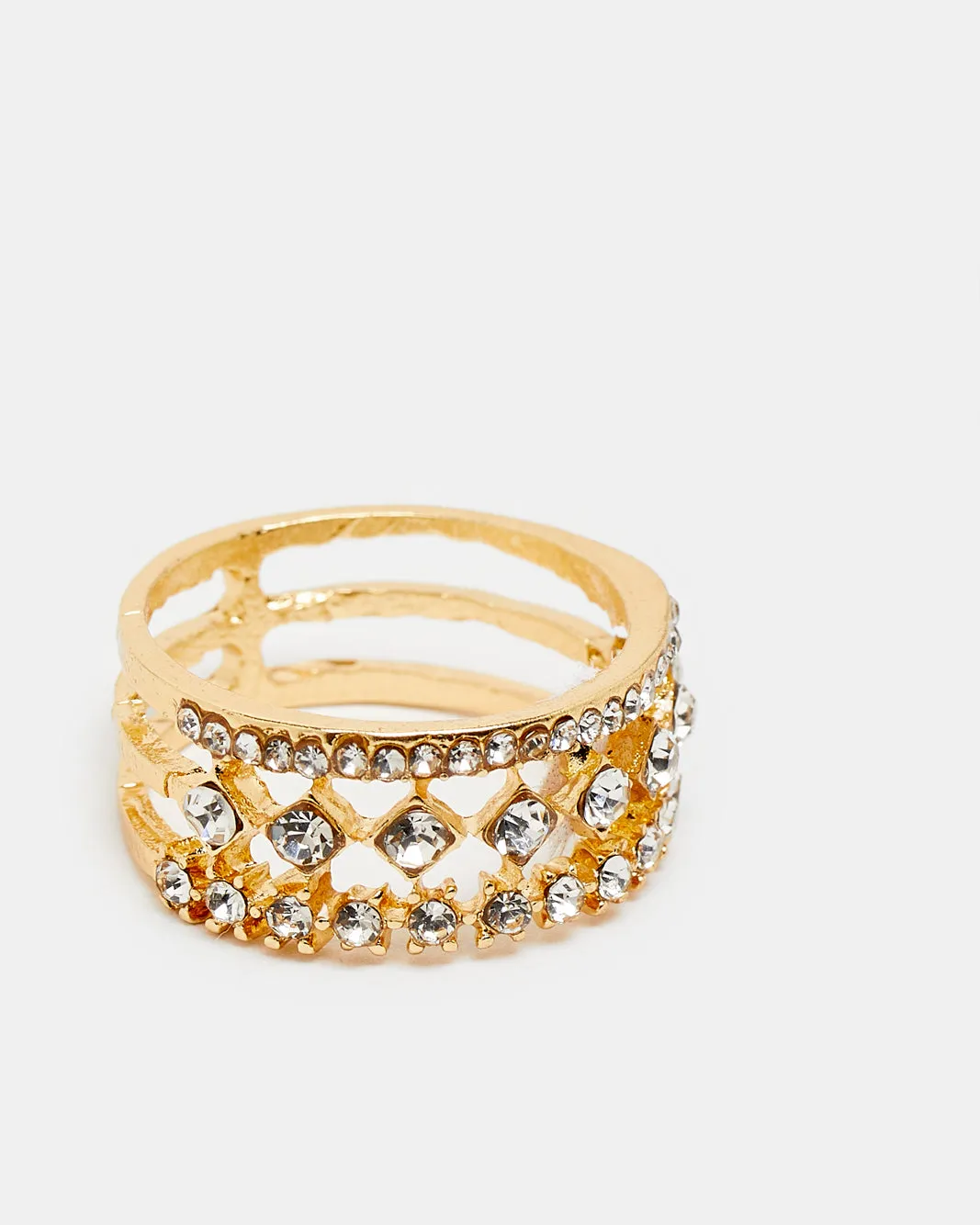 Women Gold Embellished Rings (7 Piece) sold by Redtag product image thumbnail 2