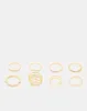Women Gold Embellished Rings (8 Piece) sold by Redtag