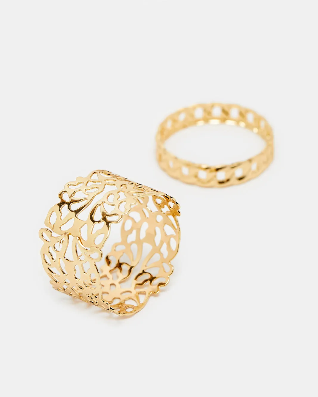 Women Gold Embellished Rings (8 Piece) sold by Redtag product image thumbnail 3