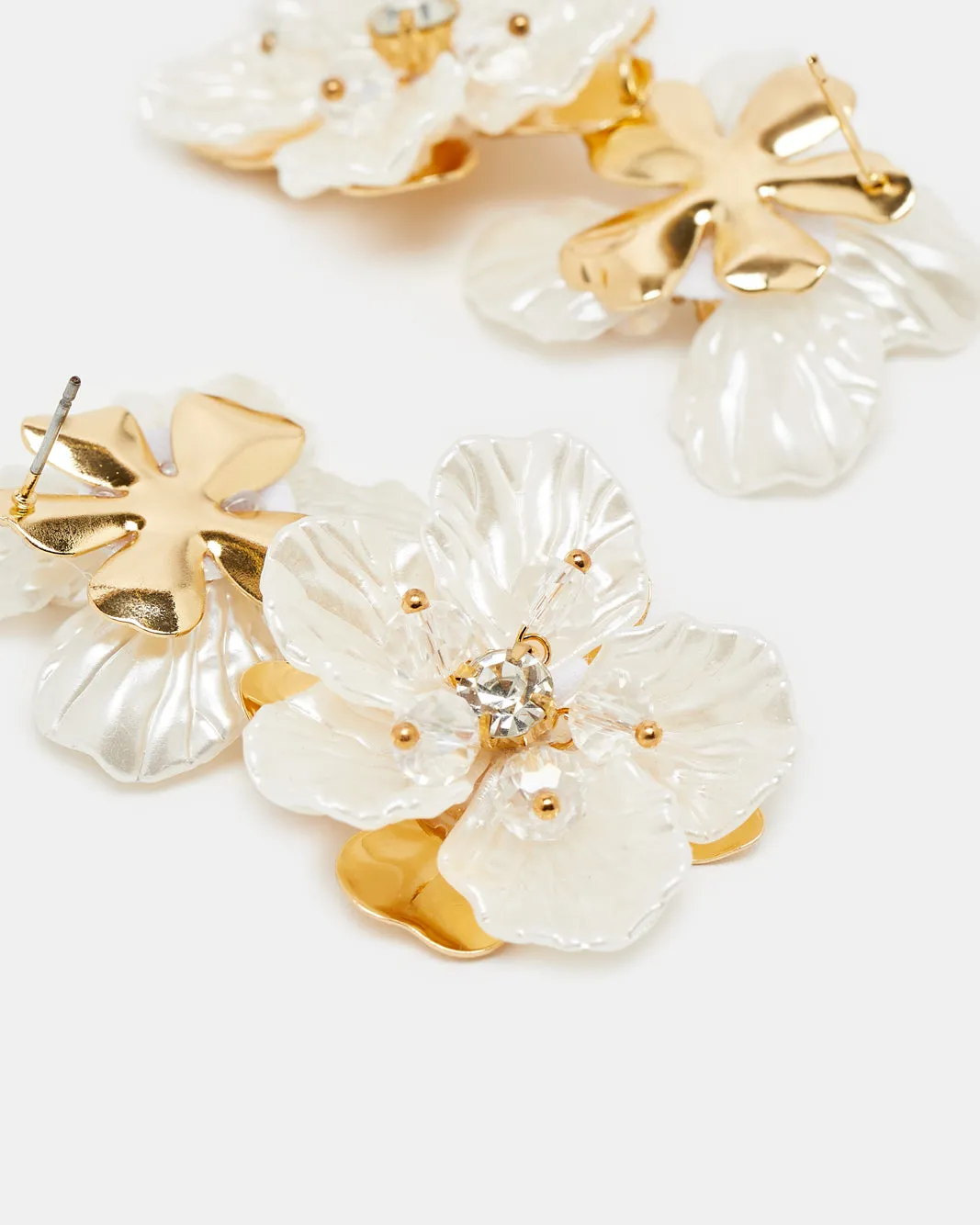 Women Gold Embellished Earring sold by Redtag product image thumbnail 3