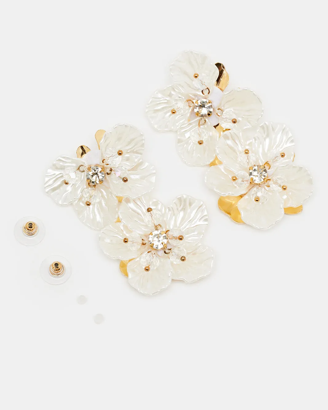 Women Gold Embellished Earring sold by Redtag product image thumbnail 2