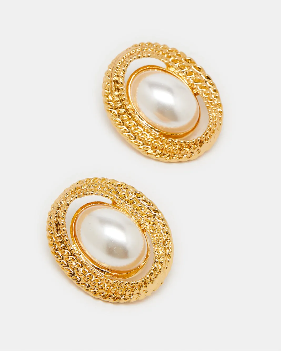 Women Gold Embellished Earring sold by Redtag