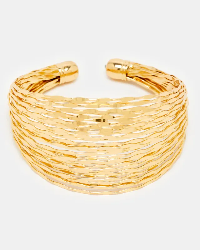 Women Gold Embellished Bracelet sold by Redtag