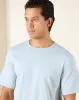Men Blue Basic T-Shirt sold by Redtag