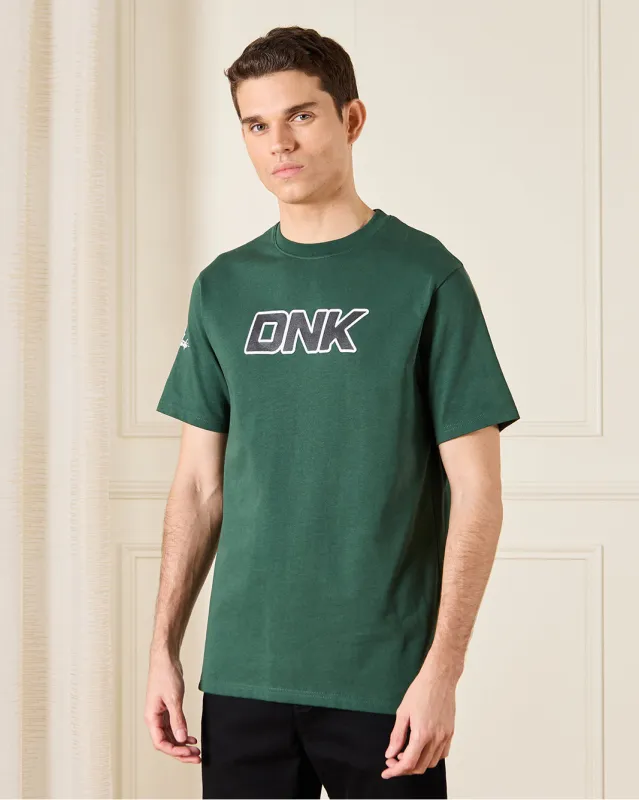 Men Green Printed T-Shirt sold by Redtag