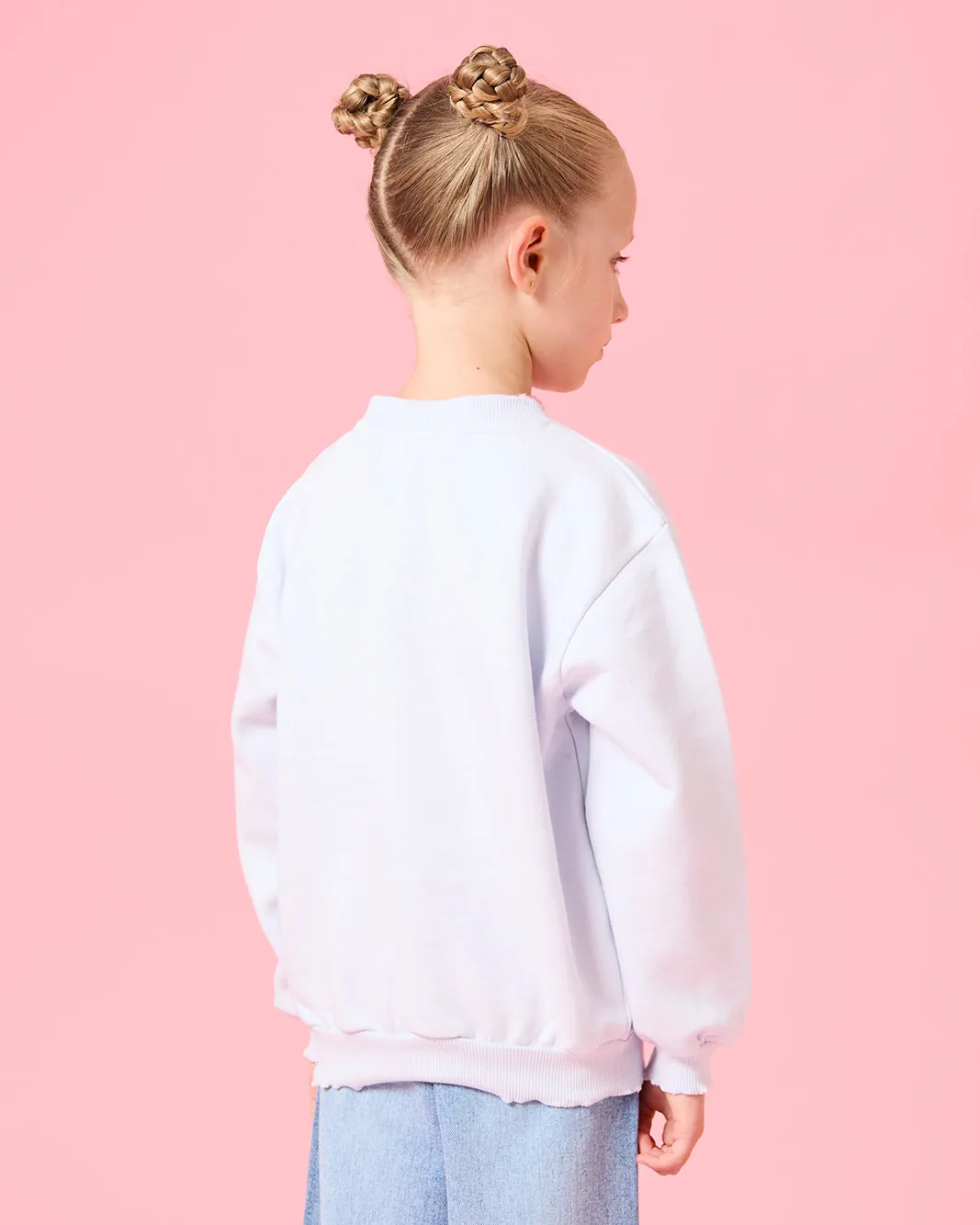 Girls Blue Hello Kitty Embellished Sweatshirt sold by Redtag product image thumbnail 3