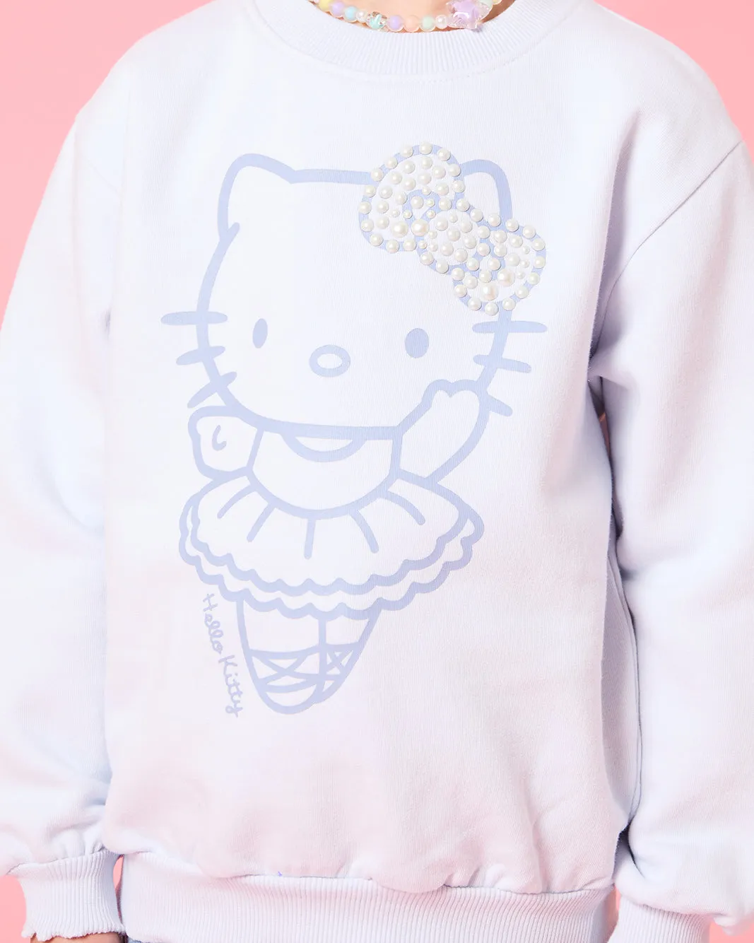 Girls Blue Hello Kitty Embellished Sweatshirt sold by Redtag product image thumbnail 4